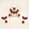 Myindiecraft RED NAVI Floral jewellery