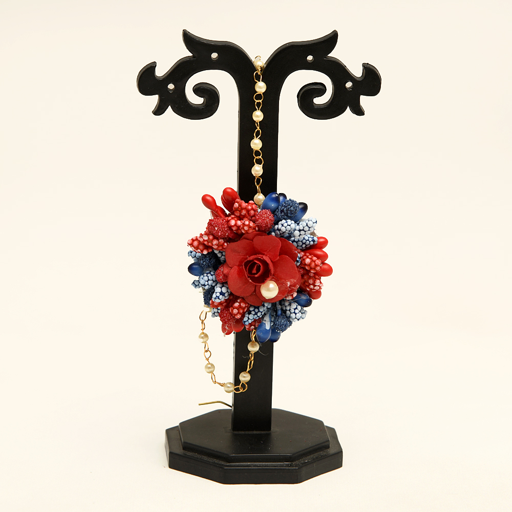 Myindiecraft Red Navi Floral Jewellery - Image 7