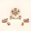 MYINDIECRAFTS PINK SUNFLOWER FLORAL SET
