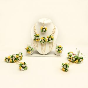 Myindiecraft Bright Garden Green Floral Set