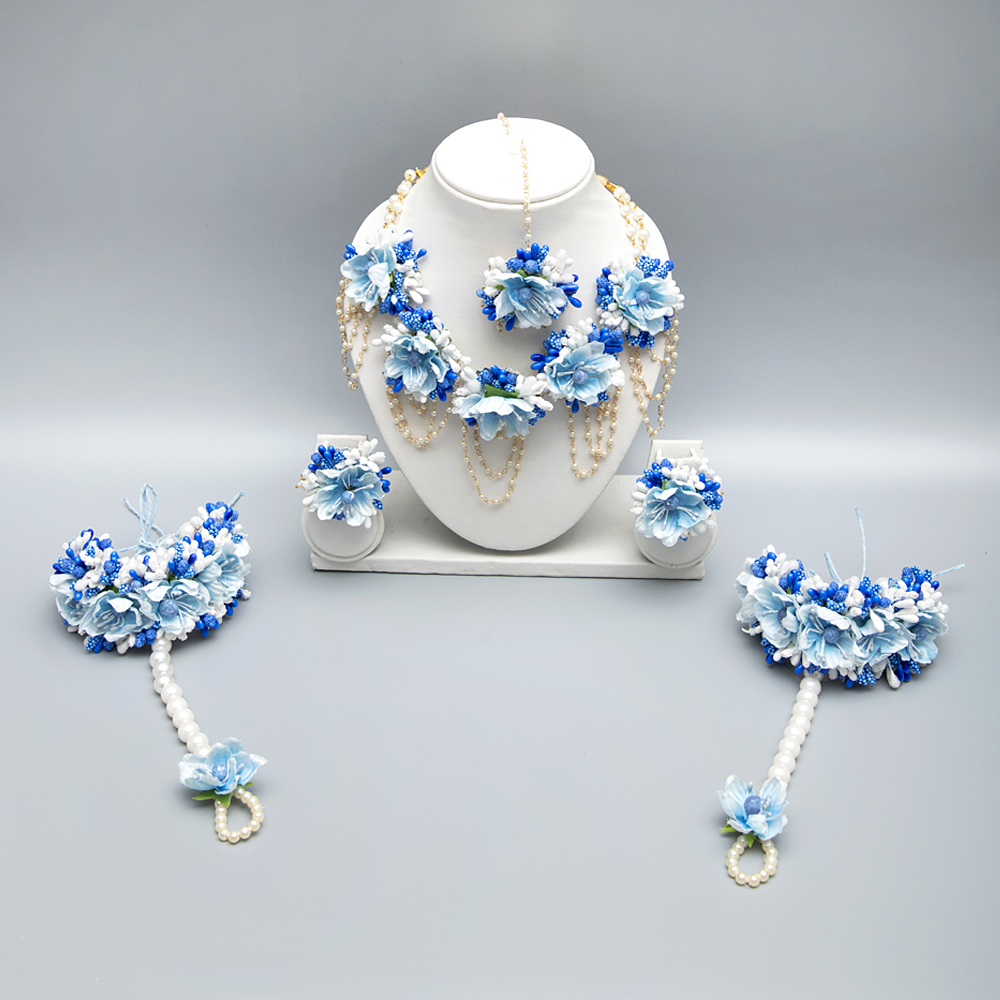 Myindiecraft HYDRA BLUE BRIDAL SET