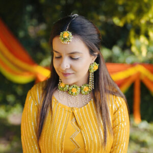 Myindiecraft Anmol Floral Jewellery Set