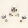 Myindiecraft PASTEL FLORAL JEWELLERY SET