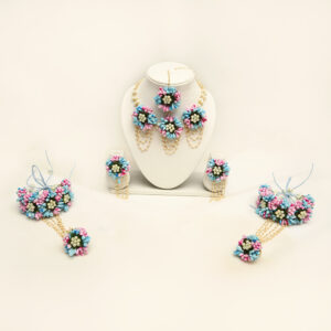 Myindiecraft Pastel Floral Jewellery Set