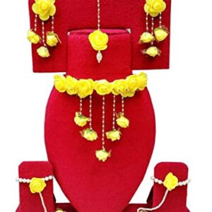Myindiecraft Yellow Jewellery Set (Mehandi/Haldi)