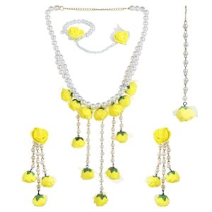 Myindiecraft Yellow Jewellery Set (Mehandi/Haldi)