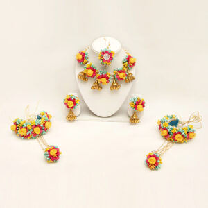 Myindiecraft Yellow Haldi Mehndi Jewellery