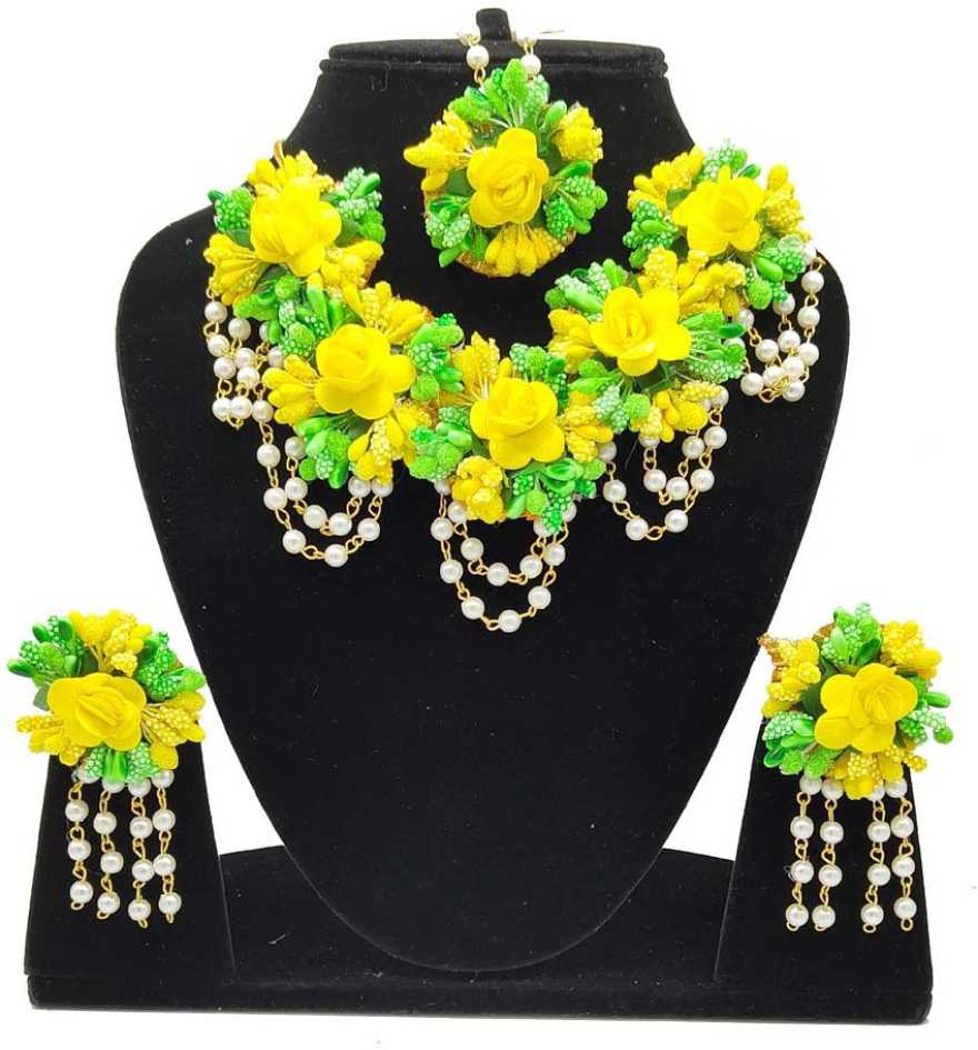 Myindiecraft LEMON GREEN FLORAL SET