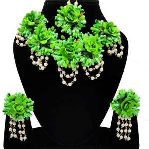 Myindiecraft Green Jewelry Set