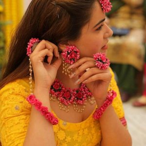 Myindiecraft Special Haldi Mehendi Jewellery Set
