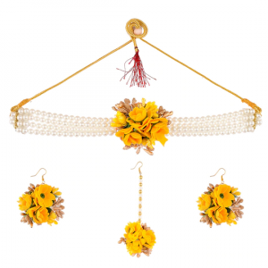 Myindiecraft Yellow Floral Set
