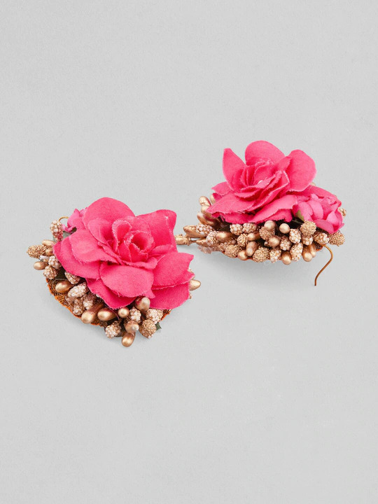 Myindiecraft Full Bridal Floral Jewellery Set - Image 5