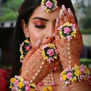 Myindiecraft  Floral Jewellery Set