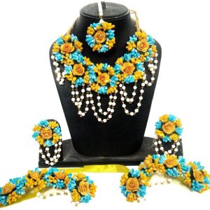 Myindiecraft Floral Jewellery Set