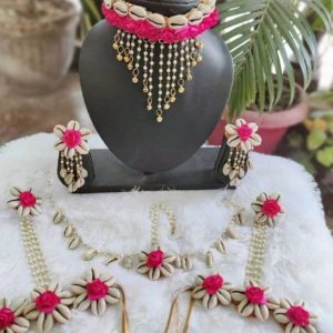 Myindiecraft Shell Collection Floral Jewellery Set